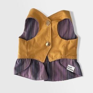 Handmade Dog Dress Mauve Gold | XS Dog | Cute Dog Clothes | Small Dog Clothes